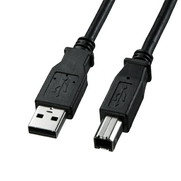 掠ץ饤SANWA SUPPLY USB-A  USB-B֥ [3m /USB2.0] ֥å KU20-3BKK2