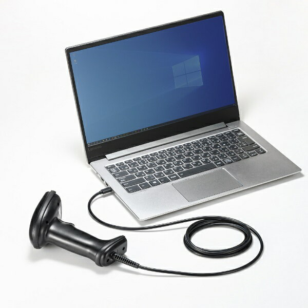 【エントリーで最大2万ポイント当たる｜2/25まで】 サンワサプライ｜SANWA SUPPLY バーコードリーダー [USB-C /2次元対応] (Android/iPadOS/Windows11対応) BCR-TC2D1BK