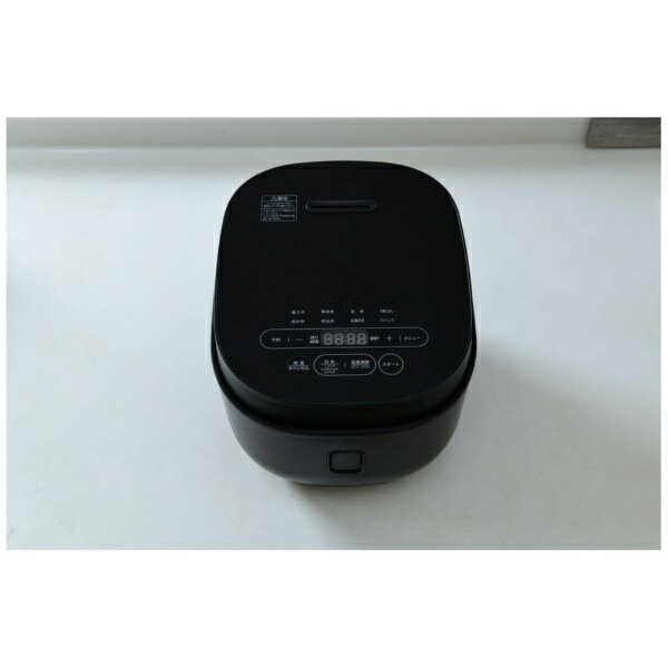 ORIGINAL BASIC｜オリジナルベーシック 温度調節機能付き マイコンジャー炊飯器 5.5合 温調炊飯器 5℃刻み ブラック BKS-55(B) [5.5合 /マイコン]