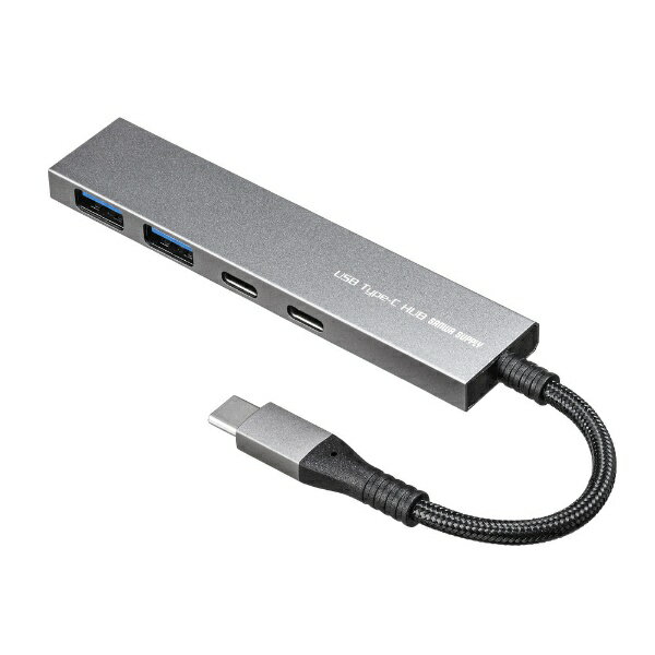 掠ץ饤SANWA SUPPLY USB-S3TCH51MS USB-C  USB-CUSB-A Ѵϥ (Chrome/iP...