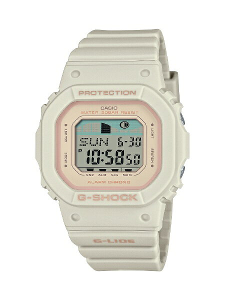 【エントリーで最大2万ポイント当たる｜7/26まで】 CASIO｜カシオ G-SHOCK（Gショック）スポーツラインG-LIDE（ジーライド）小型・薄型化モデル オフホワイト GLX-S5600-7JF
