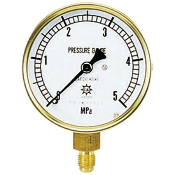 イチネンTASCO｜ICHINEN TASCO 圧力計（1/4 フレア・下出し・75φ・つば無） 1個 TA147F-250