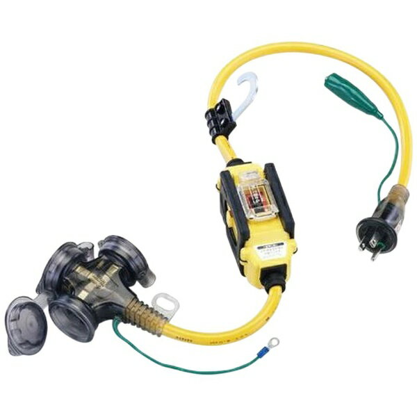 イチネンTASCO｜ICHINEN TASCO 漏電遮断器付延長コード 10m 1個 TA649BF-10