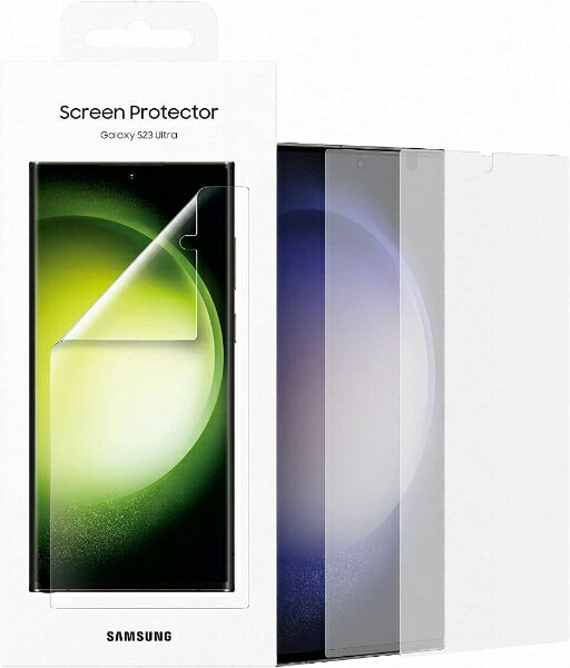 GALAXY｜ギャラクシー サムスン純正 GalaxyS23 Ultra Screen Protector クリア EF-US918CTEGJP