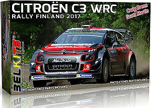 プラッツ｜PLATZ 1/24 シトロエン C3 WRC 2017 フィンランドラリー（グラベル仕様） ベルキット 【代金引換配送不可】