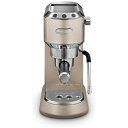 デロンギ｜Delonghi エスプレッソ・カプチーノメーカー デディカ アルテ ベージュ EC885J-BG