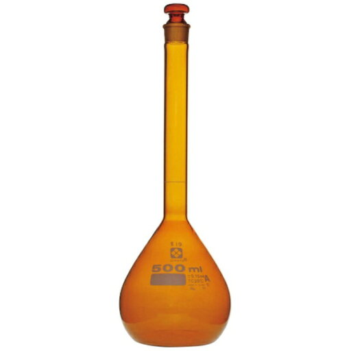 柴田科学|SIBATA SCIENTIFIC TECHNOLOGY SIBATA メスフラスコ 茶 スーパーグレード 500mL 020070-500 柴田科学|SIBATA SCIENTIFIC TECHNOLOGY SIBATA メスフラスコ 茶 スーパーグレード 500mL 020070-500