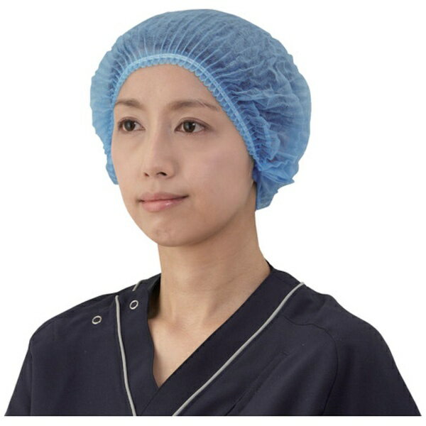 竹虎｜Taketora 竹虎　サージキャップ　ジャバラタイプ　ブルー　100枚入 076184