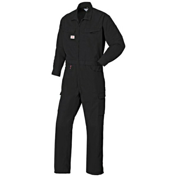 山田辰｜YAMADA TATSU AUTO−BI　腰割れつなぎ服　ブラック　4Lサイズ 6950-BC-4L