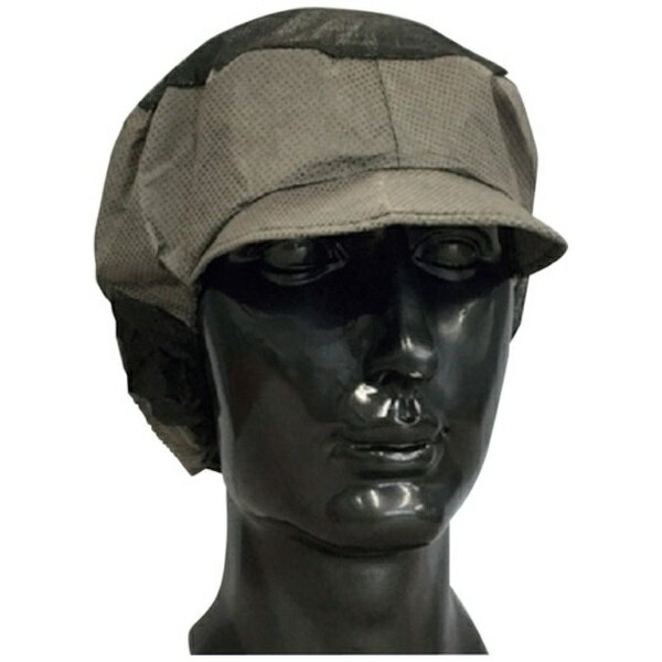 東京メディカル｜TOKYO MEDICAL 東京メディカル でんでん帽（帯電タイプ） ブラック ツバ付通気型 （50枚入） CA104BL