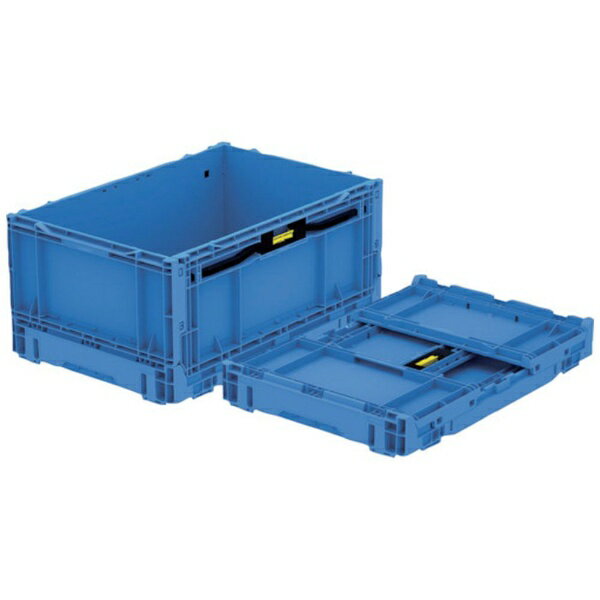 三甲｜サンコー 折りたたみコンテナー オリコン EP41B-2 40.6L ブルー 56112000BL503