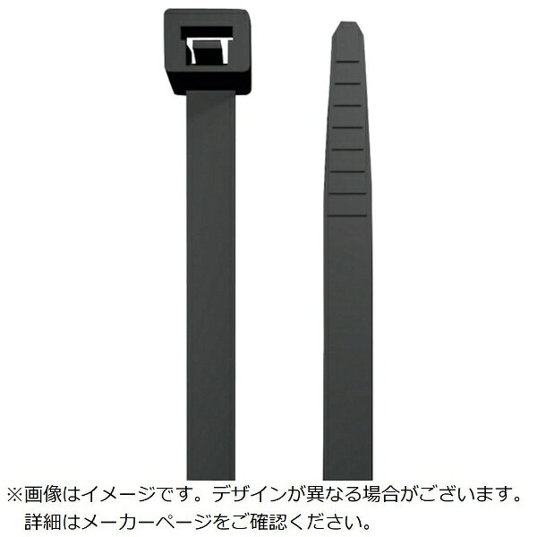 【特長】●紫外線に強いポリアミド6.6を使用しているため、強い紫外線にさらされても耐久性があり、屋外での使用に最適です。【用途】●電線ケーブルの固定や結束用。【仕様】●色：黒●幅(mm)：3.6●長さ(mm)：140●厚さ(mm)：1.3●引張強度(N)：150●最大結束径(mm)：35●タイプ：UL認証高耐候性●使用温度範囲(℃)：-40〜85℃【仕様2】●屋外用●ANS