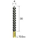 ミニター｜MINITOR ミニモ　スパイラルホールブラシ　ナイロン　Φ4 FD2107