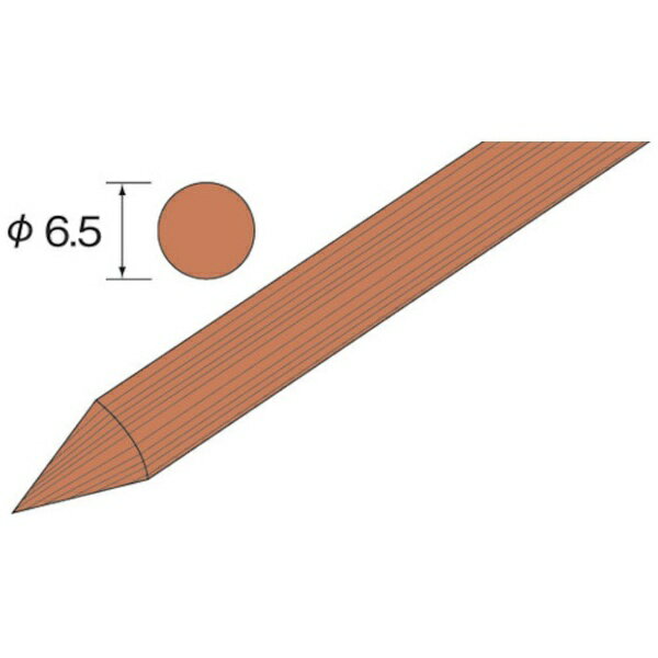 ミニター｜MINITOR ミニモ ポリッシングウッドスティック ハード 丸 φ6．5 （5個入） RD3793