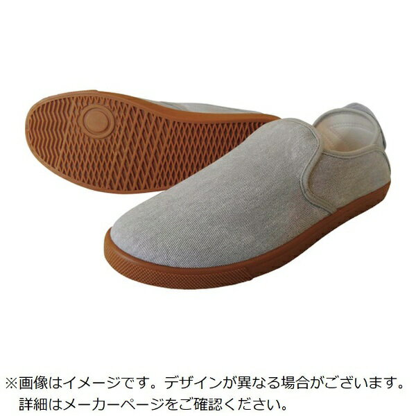 【特長】●かかとが踏めて脱ぎ履き楽々で作業できます。●屋内外両方に使えます。【用途】●脱ぎ履きの多いお仕事に。●一般作業、軽作業、農作業に。【仕様】●寸法(cm)：28.0●足幅サイズ：EEE●色：グレー【材質/仕上】●アッパー:綿●ソール:合成底