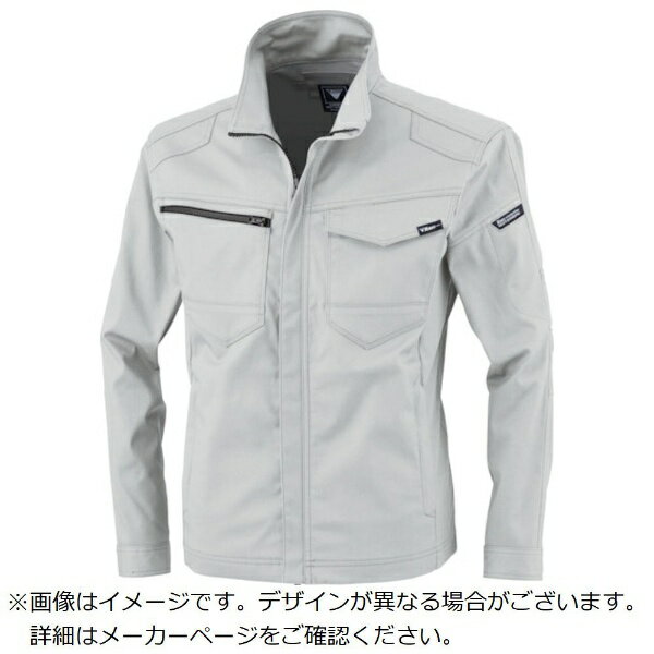 【特長】●ストレッチ、静電、撥水等、高機能ハイブリッドストレッチ作業服で、伸縮性もあり、シルエットが崩れにくい素材です。【用途】●作業全般用。【仕様】●色：シルバーグレー●サイズ： LL●着丈(cm)：67●胸囲(cm)：119●袖丈(cm)：59●肩幅(cm)：51.5【仕様2】●伸縮素材●帯電防止●撥水●帯電防止作業服 JIS T 8118 適合商品【材質/仕上