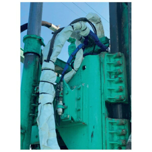 中島商会｜NAKASHIMA SHOKAI シーズファクトリー　「養生の匠」油圧ホースカバー　幅24cm　長さ3m NST0..