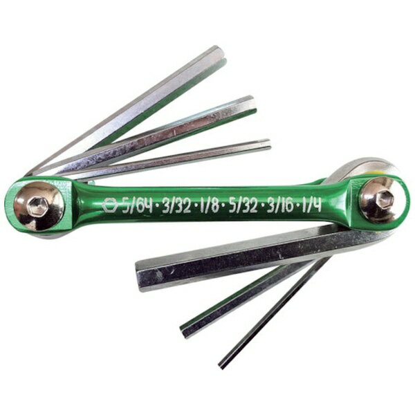 ベストツール｜BEST TOOL ベストツール BEST スリムリブ（インチサイズ六角レンチセット） SR-6HIN