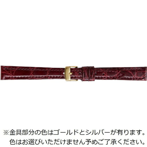 バンビ|BAMBI 時計バンド ワニ革(カイマン) かん幅12mm 美錠幅10mm【金具色指定不可】 SWA007EI ワイン (シャイニング) バンビ|BAMBI 時計バンド ワニ革(カイマン) かん幅12mm 美錠幅10mm【金具色指定不可】 SWA007EI ワイン (シャイニング)
