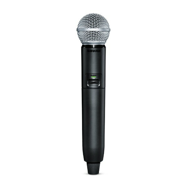 SHURE｜シュアー GLX-D2+ ハンドヘルド型送信機 SM58マイクヘッド GLXD2+/SM58=-Z2