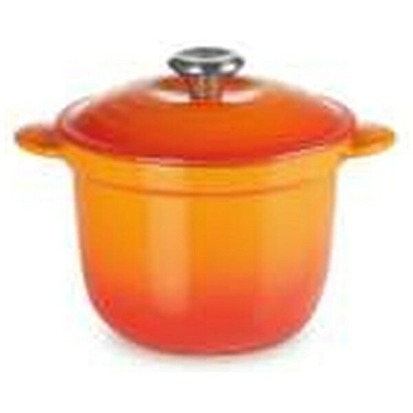 ル・クルーゼ ココット・エブリィ LECREUSET｜ル・クルーゼ ココット・エブリィ 18（シルバーツマミ） オレンジ [IH対応]