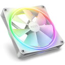 NZXT｜エヌゼットエックスティー ケースファン 140mm /1800RPM F Series RGB DUO Fans ホワイト RF-D14SF-W1