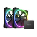 NZXTbGk[bgGbNXeB[ P[Xt@x2 [140mm /1800RPM] {Rg[[ F Series RGB DUO Fans ubN RF-D14DF-B1