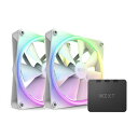 NZXTbGk[bgGbNXeB[ P[Xt@x2 [140mm /1800RPM] {Rg[[ F Series RGB DUO Fans zCg RF-D14DF-W1