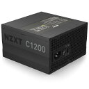 NZXT｜エヌゼットエックスティー PC電源 C1200 ブラック PA-2G1BB-JP 1200W /ATX／EPS /Gold