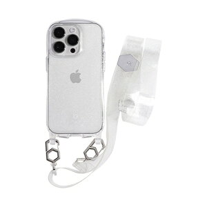 HAMEE｜ハミィ [iPhone 14 Pro専用]iFace Hang and クリアケース/ショルダーストラップセット iFace クリア/ラメ 41-952900