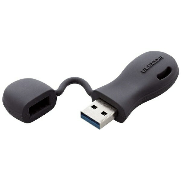 エレコム｜ELECOM USBメモリ 子ども向け Mac/Windows11対応 ブラック MF-JRU3032GBK [32GB /USB TypeA /USB3.2 /キャップ式]