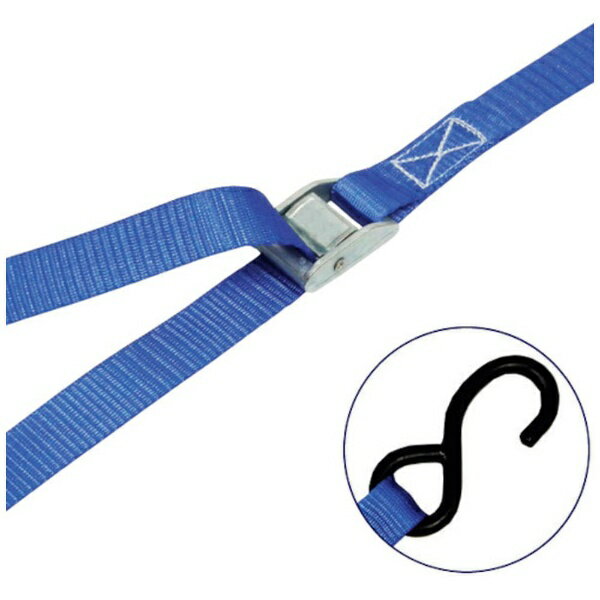 フリーク｜FREAK 荷締めベルト青 幅25mm×長さ0.5＋1m