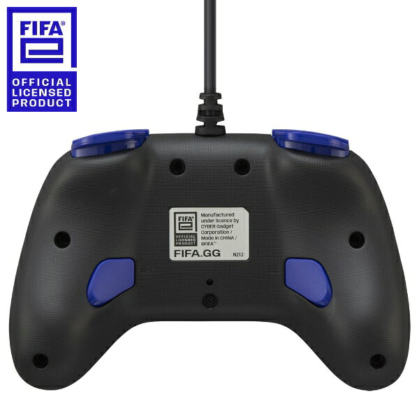 サイバーガジェット｜CYBER Gadget 【FIFAe公式ライセンス商品】FIFAeワイヤードコントローラー ブラック FIFAE-NSGYCWC-BK【Switch/PC】 biccamera-14098530 楽天ビック(ビックカメラ×楽天) サンプル画像2