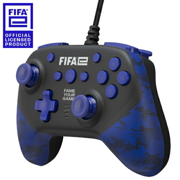 サイバーガジェット｜CYBER Gadget 【FIFAe公式ライセンス商品】FIFAeワイヤードコントローラー ブラック FIFAE-NSGYCWC-BK【Switch/PC】 biccamera-14098530 楽天ビック(ビックカメラ×楽天) サンプル画像3