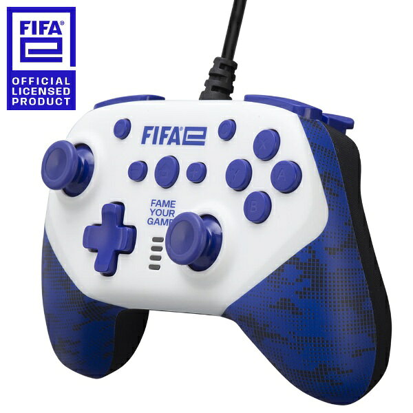 サイバーガジェット｜CYBER Gadget 【FIFAe公式ライセンス商品】FIFAeワイヤードコントローラー ホワイト FIFAE-NSGYCWC-WH【Switch/PC】 biccamera-14098528 楽天ビック(ビックカメラ×楽天) サンプル画像3