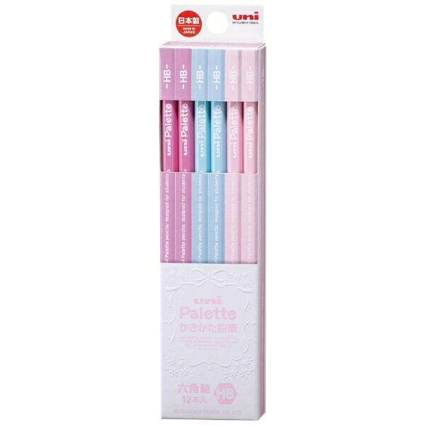 三菱鉛筆｜MITSUBISHI PENCIL uni Palette(ユニパレット) かきかた鉛筆 パステルピンク K5051NHB HB /12本（1ダース）