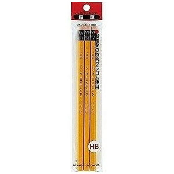 HB - 三菱鉛筆｜MITSUBISHI PENCIL uni 事務用鉛筆9852(消しゴム付) K98523PHB [HB /3本]