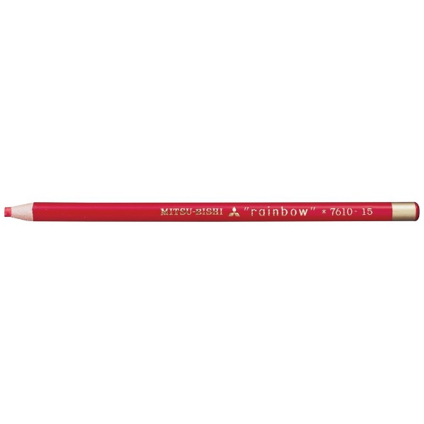 三菱鉛筆｜MITSUBISHI PENCIL 水性ダーマトグラフ 単色 赤 K7610.15