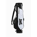 PXG|ピーエックスジー PXG Sunday Stand Bag サンデースタンドバッグ 口枠2分割 ネームプレート無し ブラック/ホワイト PXG Blac...
