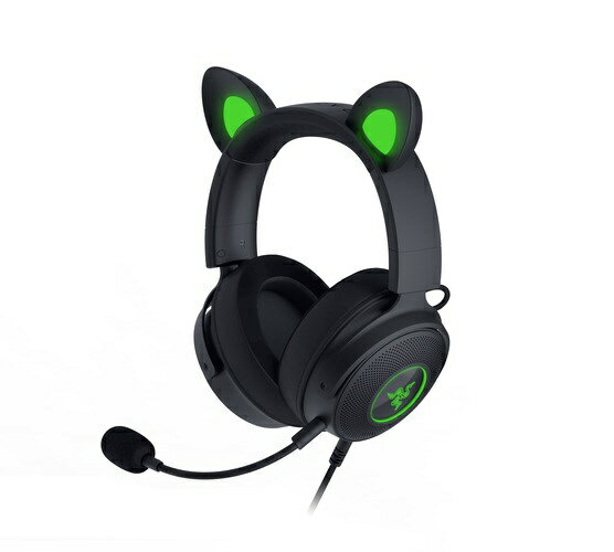 RAZER｜レイザー ゲーミングヘッドセット Kraken Kitty V2 Pro Black RZ04-04510100-R3M1 [USB /両耳 /ヘッドバンドタイプ]