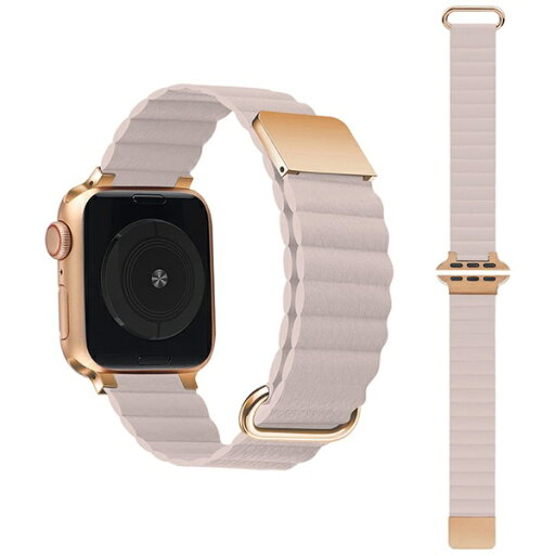 GAACAL|ガーカル Apple Watch Series 1-8/SE(第1・2世代)/ULTRA 42/44/45/49mm マグネット式PUレザーバンド GAACAL(ガーガル) スモークピンク W00186PSB GAACAL|ガーカル Apple Watch Series 1-8/SE(第1・2世代)/ULTRA 42/44/45/49mm マグネット式PUレザーバンド GAACAL(ガーガル) スモークピンク W00186PSB