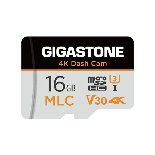 GigastonebMKXg[ Micro SDJ[h@U3 V30 MLC 4K Dash Cam@_bVEJ-V[Y/16GB GJMX-BC16GMLCRW [Class10 /16GB]