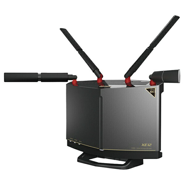 BUFFALO｜バッファロー Wi-Fiルーター 4803 4803 1147Mbps AirStation チタニウムグレー WXR-11000XE12 Wi-Fi 6E(ax) /IPv6対応