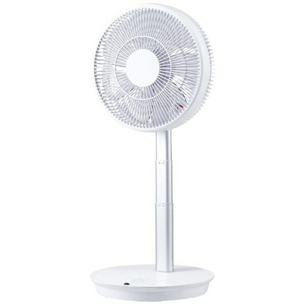 【エントリーで最大2万ポイント当たる｜2/25まで】 ユアサプライムス｜YUASA PRIMUS コンパクト収納DCリビング扇風機 ホワイト YT-D3493EFR-W [DCモーター搭載 /リモコン付き]