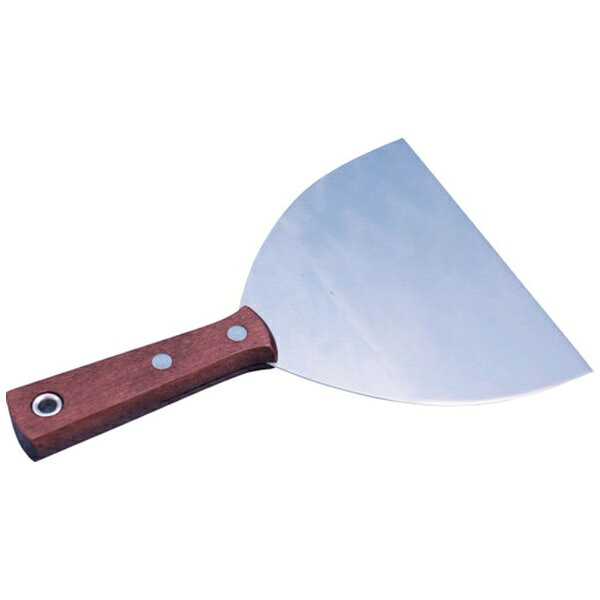 ■ドライウォール用ジョイントヘラです。【用途】・ドライウォール工法用。【仕様】・全長（mm）： 212・刃幅（mm）： 155・刃長（mm）： 110・刃厚（mm）： 1.0【材質／仕上】・ブレード： ステンレス（SUS420J2）・ハンドル： 天然木【注意】・先端が鋭利になっております。