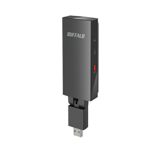 BUFFALO｜バッファロー 無線LAN子機 866/300Mbps デジタル家電向け AirStation ブラック WI-UG-AC866 [Wi-Fi 5(ac)] 1