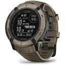 GARMIN｜ガーミン Instinct 2X Dual Power Tactical Edition （インスティンクト ツー エックス デュアル パワー タクティカル エディション）GPSスマートウォッチ 【Suica対応】 ガーミン GARMIN Coyote Tan 010-02805-62