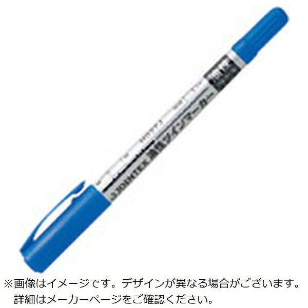 PLUS｜プラス ジョインテックス　329942油性ツインマーカー細　H027J−BL10 青10本 H027J-BL-10