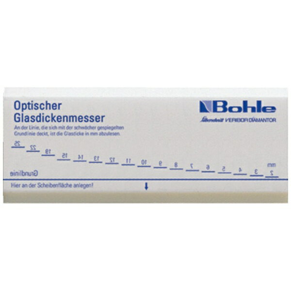 BOHLE｜ボーレ ボーレ　ガラスシクネスゲージ　2〜25mm BO5164900