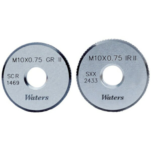 ウォーターズ｜WATERS WATERS　メートルねじ工作用リングゲージ（旧JIS） WGRWR2M18X2.0